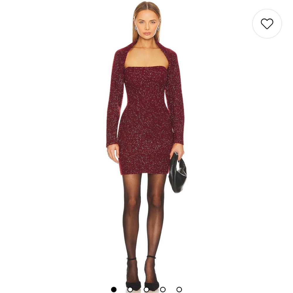 REVOLVE ASTR Sweater Dress - Wine colored